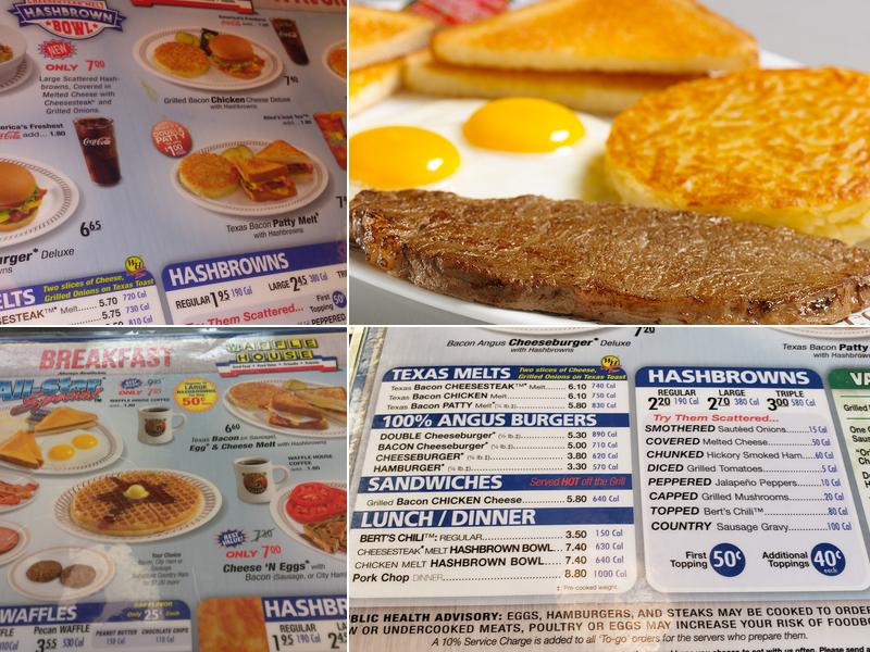Waffle House Menu