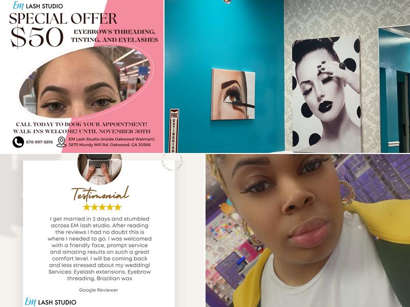 EM Lash Studio (Inside Oakwood Walmart)