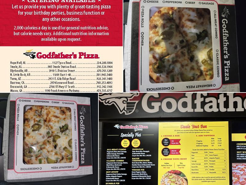 Godfather's Pizza Express Menu