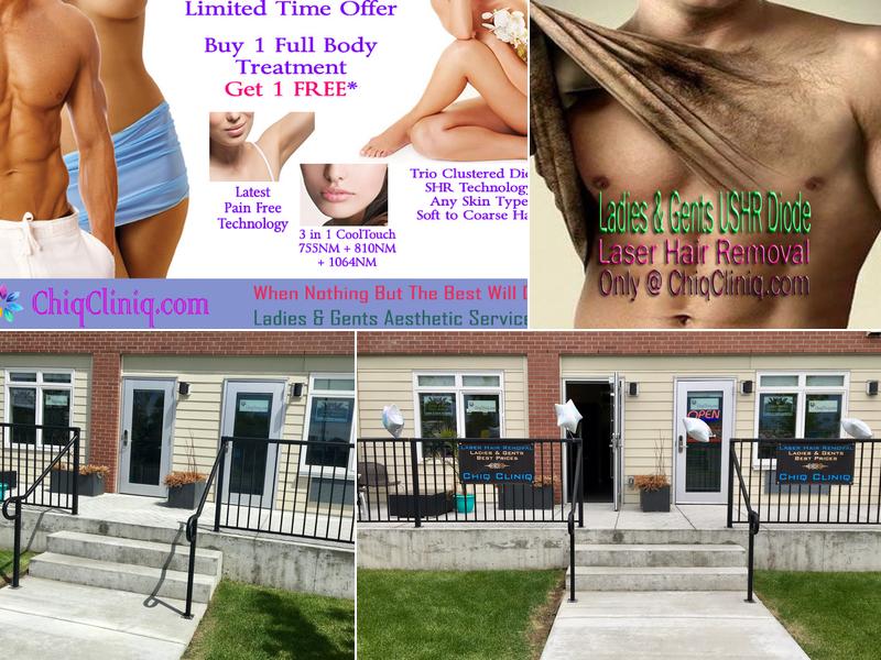 Chiq Cliniq Inc. - USHR Diode Laser Hair Removal
