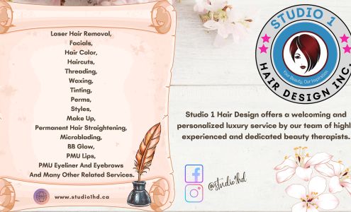 Studio 1 Hair Design Inc. (Cloverdale)