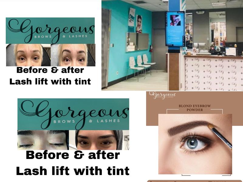 Gorgeous brows and lashes