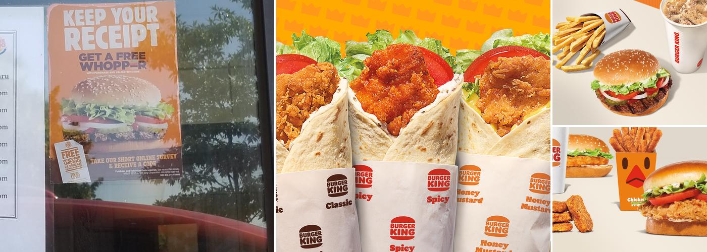 Burger King Menu