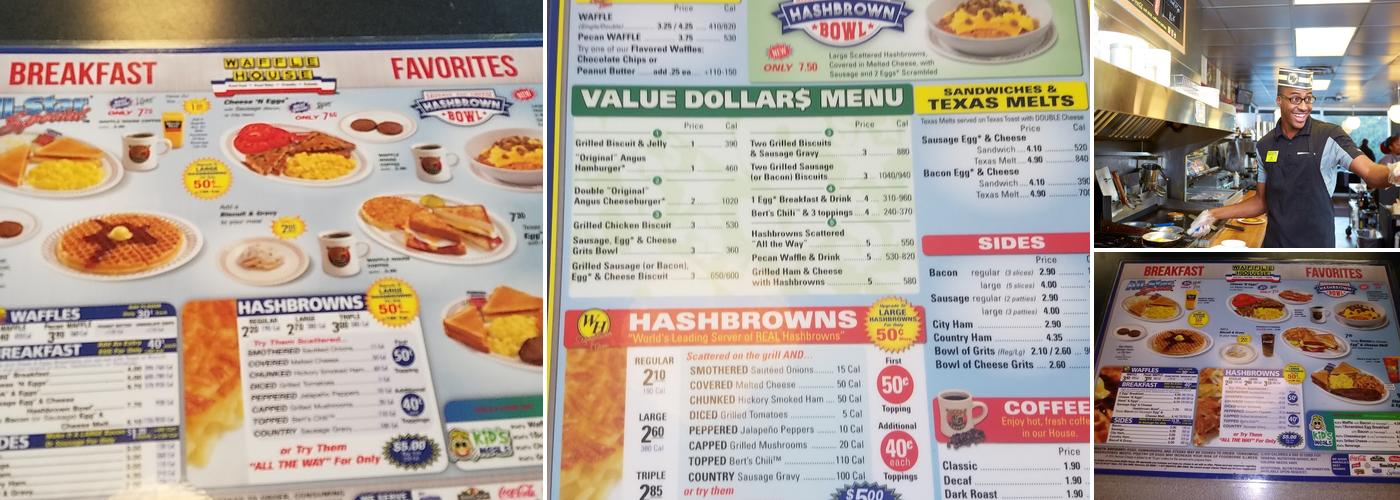 Waffle House Menu