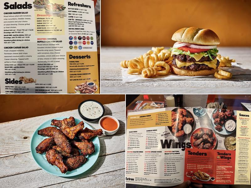 Hooters Menu