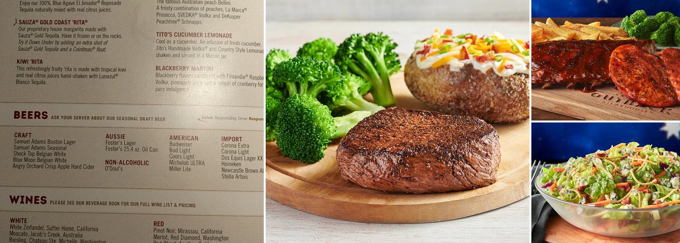 Outback Steakhouse Menu