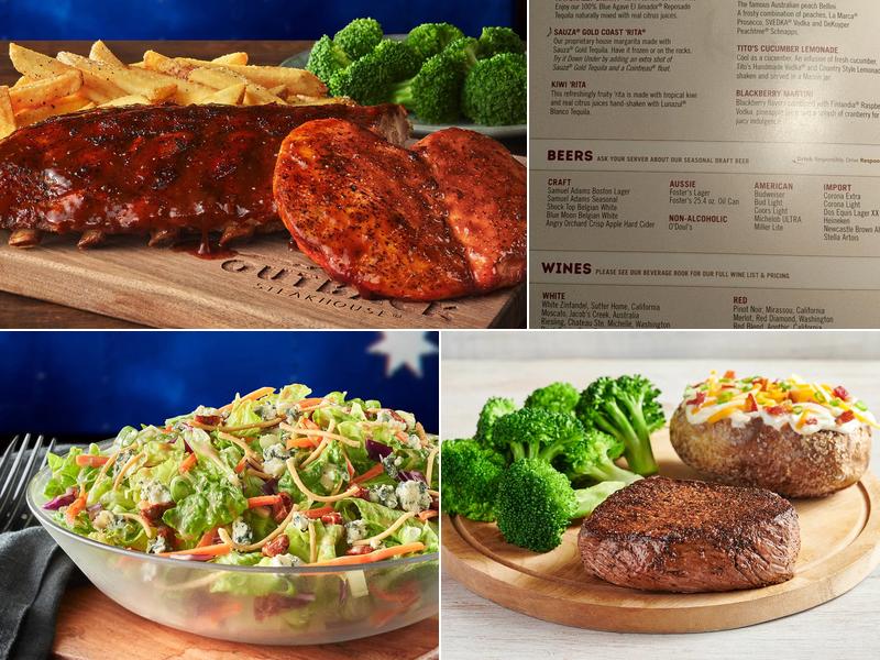 Outback Steakhouse Menu