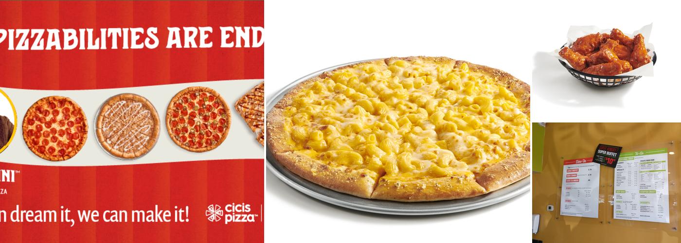 Cicis Pizza Menu