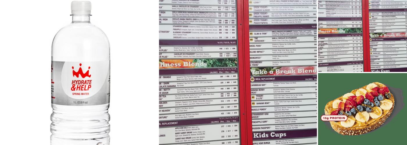 Smoothie King Menu