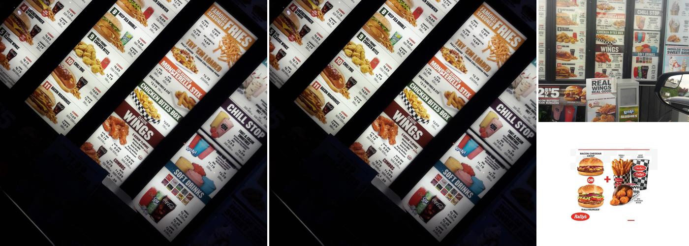Checkers Menu