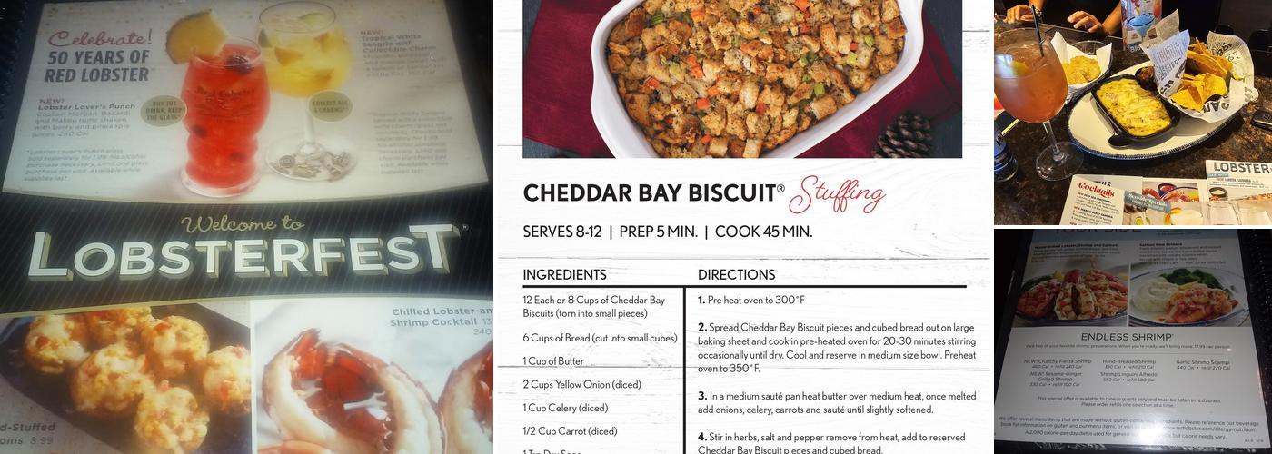 Red Lobster Menu