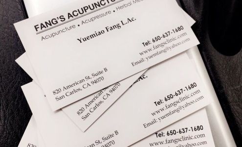 Fang's Acupuncture 820 American St suite b, San Carlos California 94070