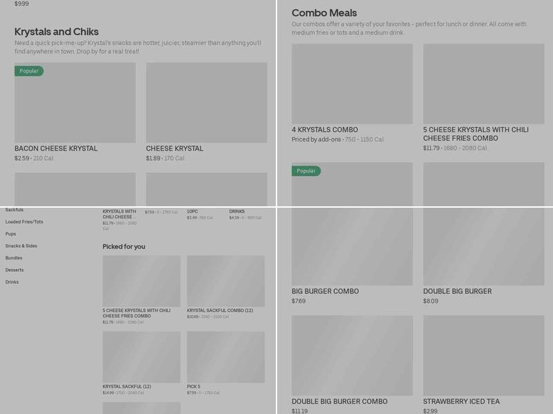 Krystal Menu