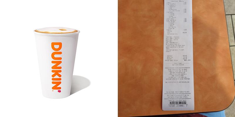 Dunkin' Menu
