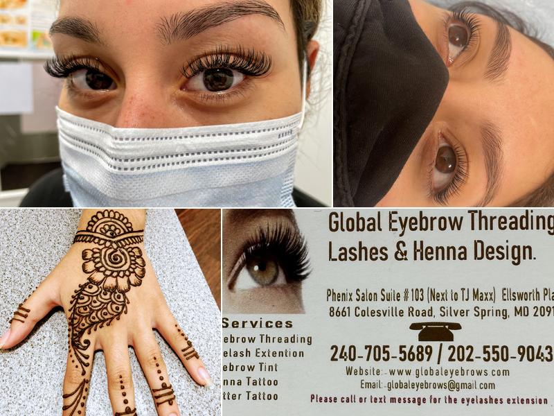 Global Eyebrow Threading, Lashes & Henna Design