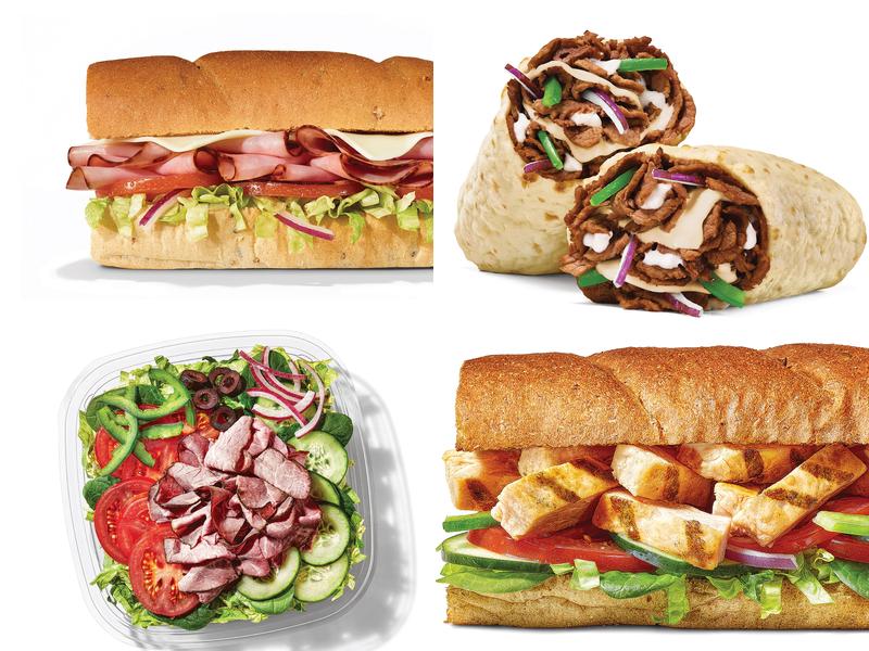 Subway Menu