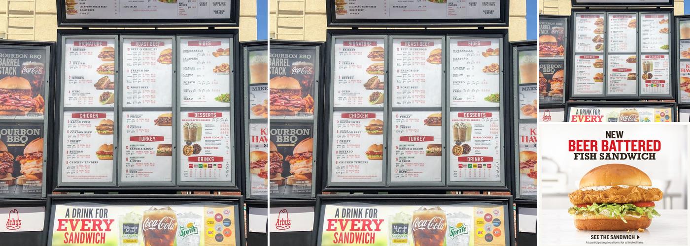 Arby's Menu