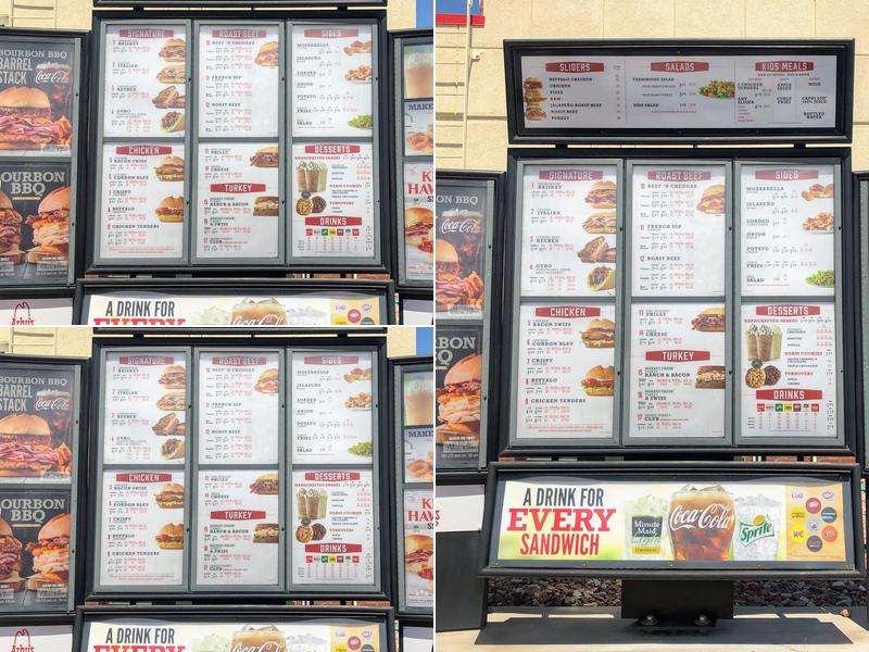 Arby's Menu