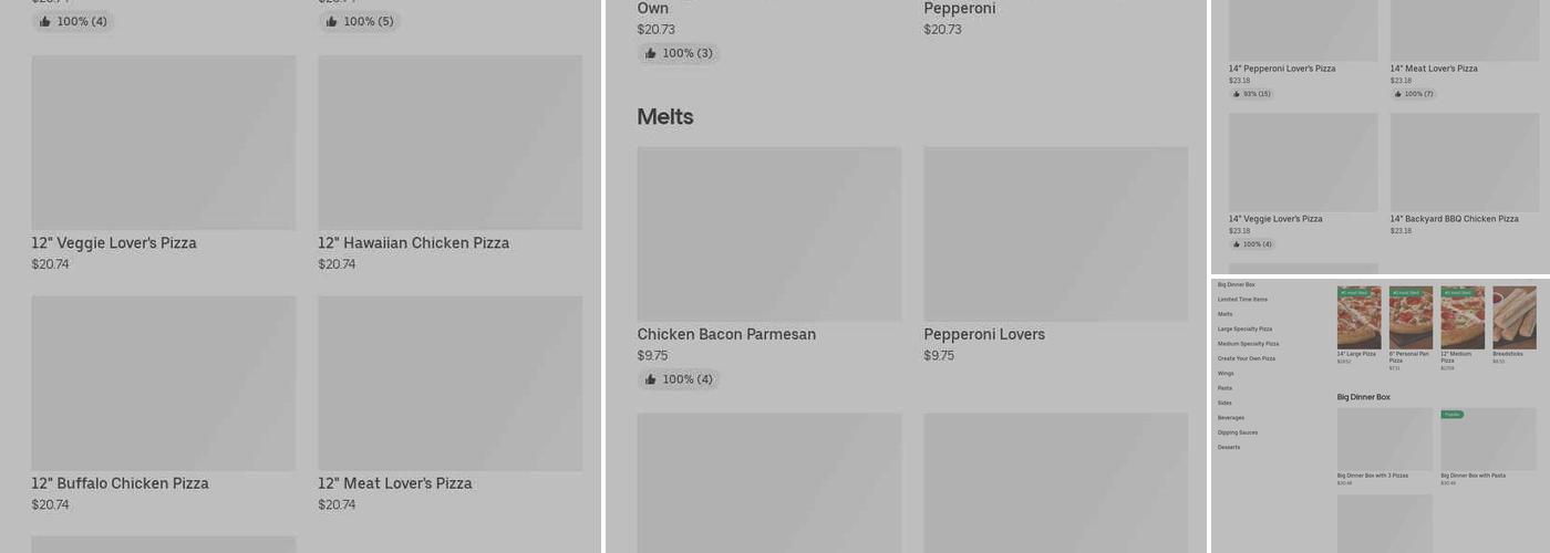 Pizza Hut Menu