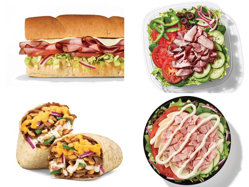 Subway Menu