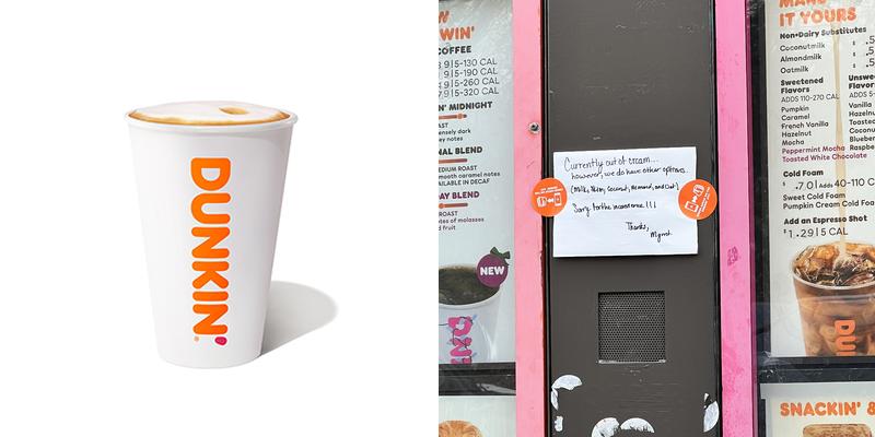 Dunkin' Menu