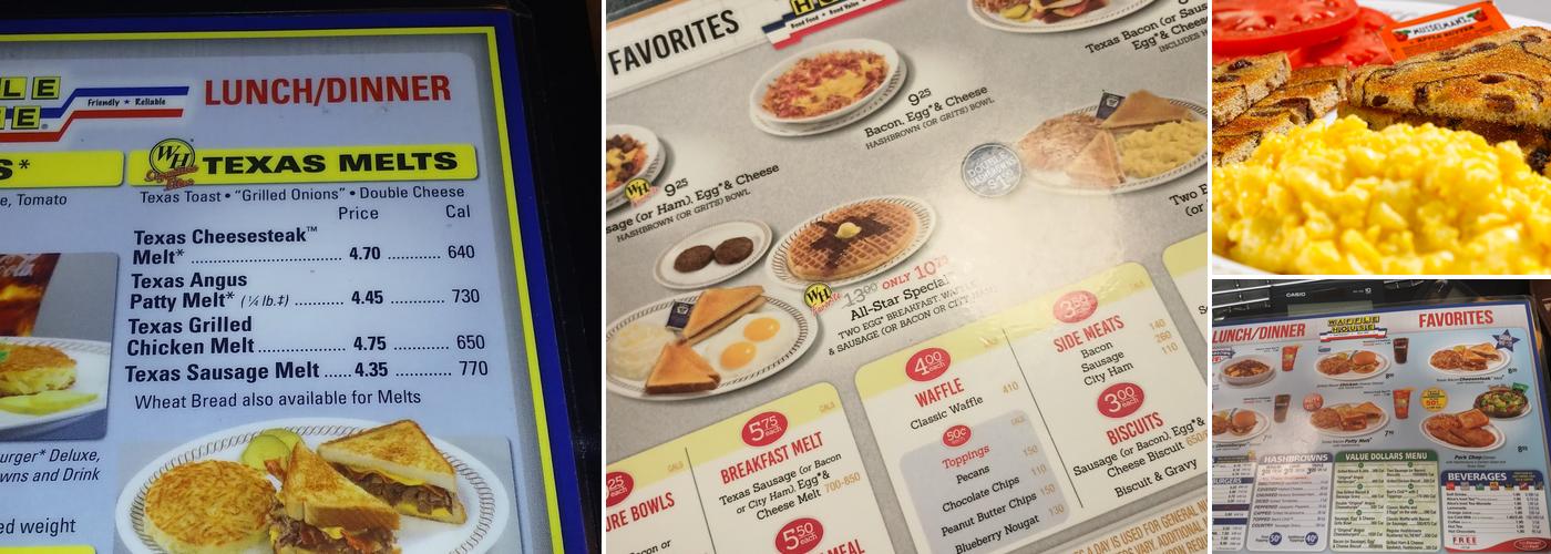 Waffle House Menu