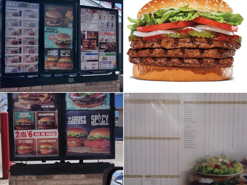 Burger King Menu