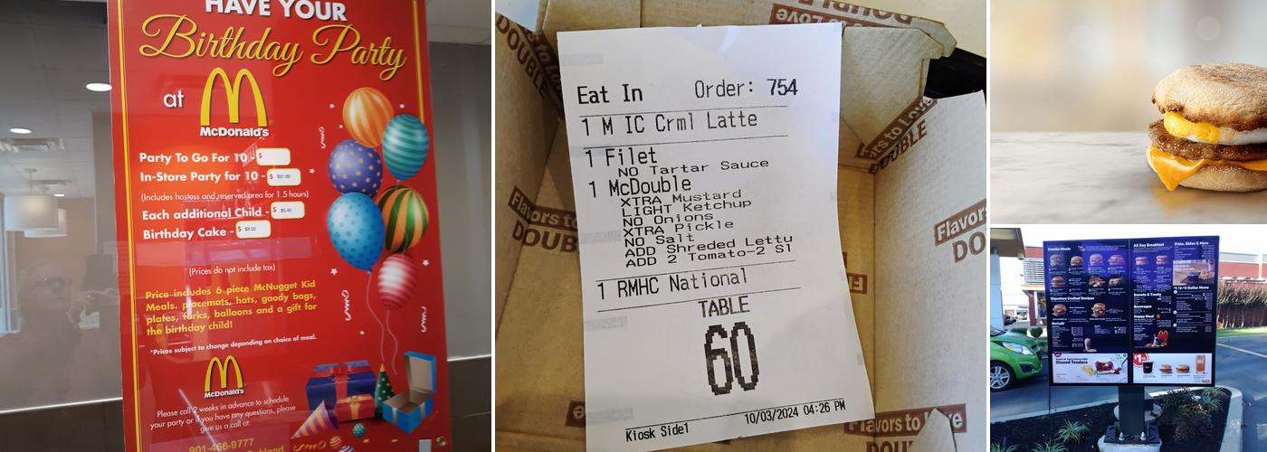McDonald's Menu