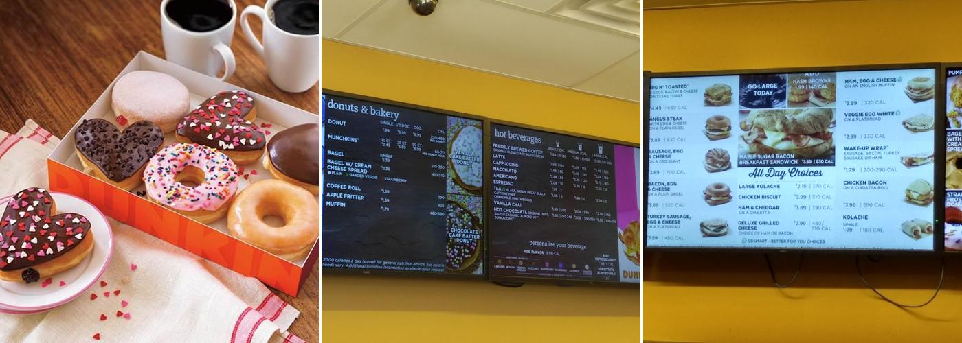 Dunkin' Menu