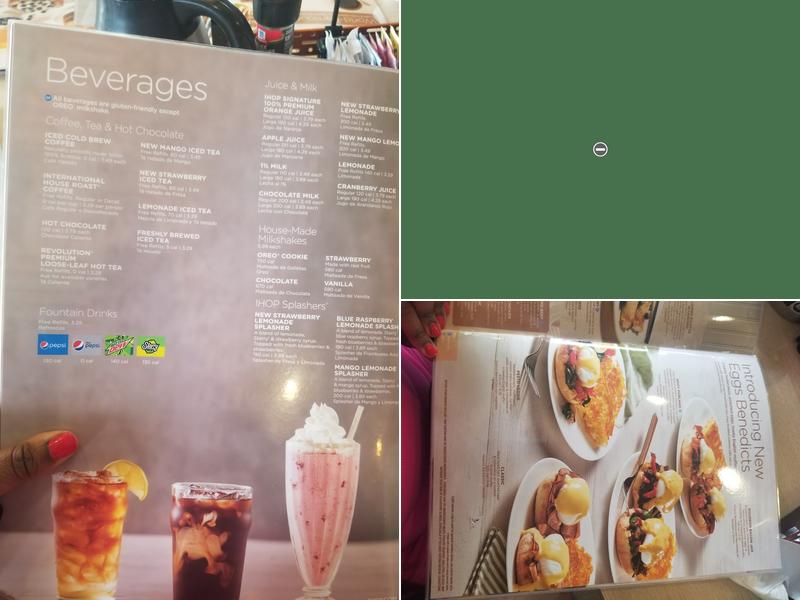 IHOP Menu