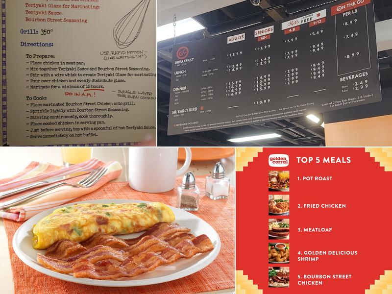 Golden Corral Buffet & Grill Menu