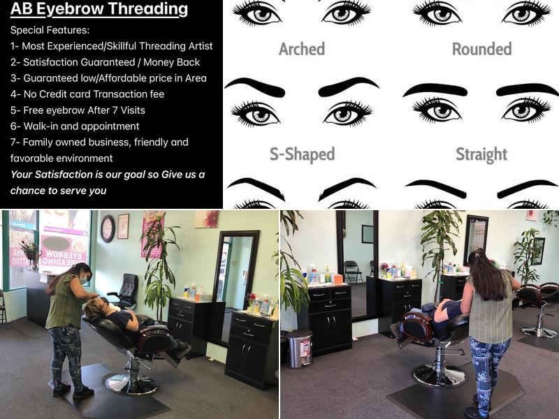 AB Eyebrow Threading