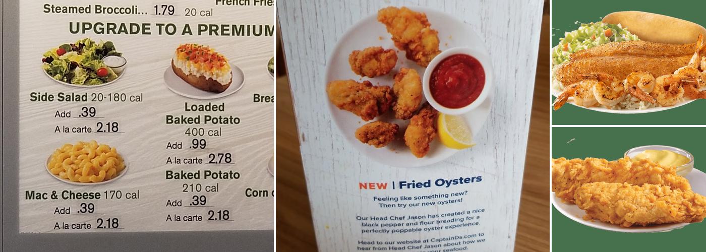 Captain D's Menu
