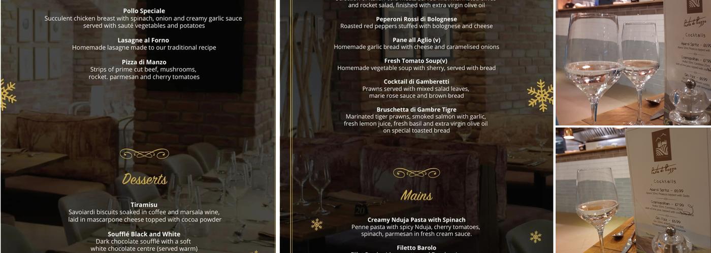 Pasta di Piazza - Stone Menu