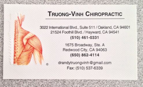 Andy T. Truongvinh, DC 21524 Foothill Blvd, Hayward California 94541