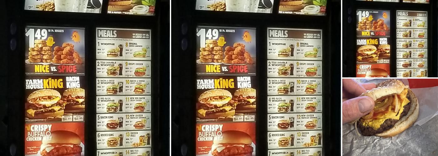 Burger King Menu