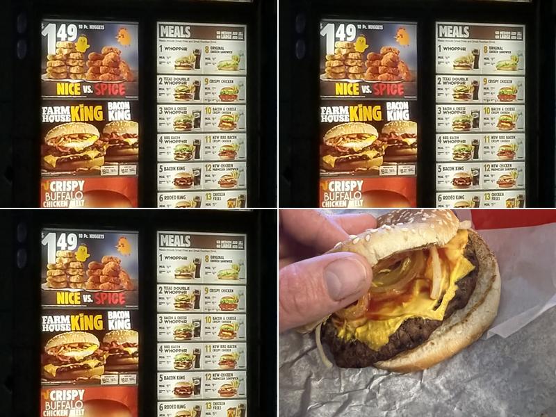 Burger King Menu