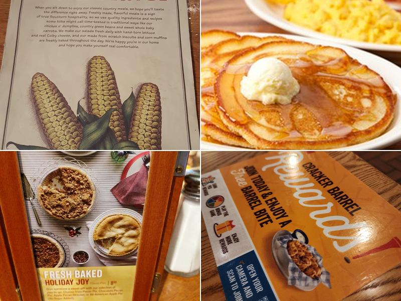 Cracker Barrel Old Country Store Menu
