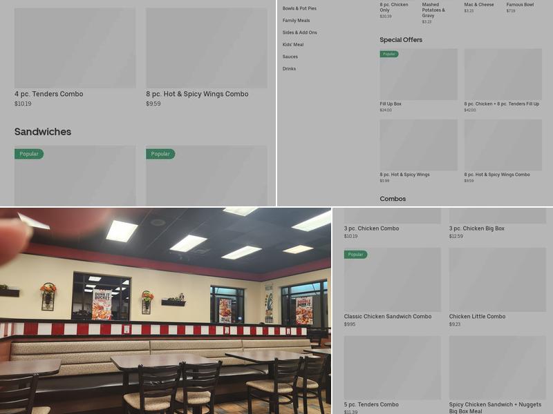 KFC Menu