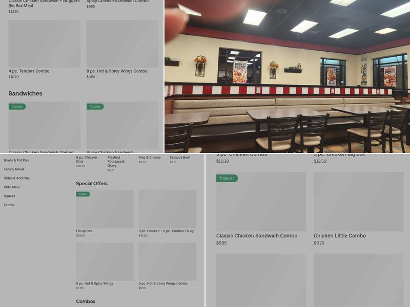 KFC Menu