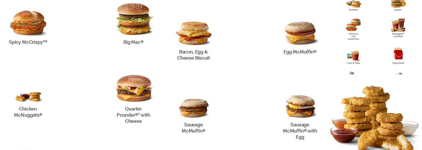 McDonald's Menu