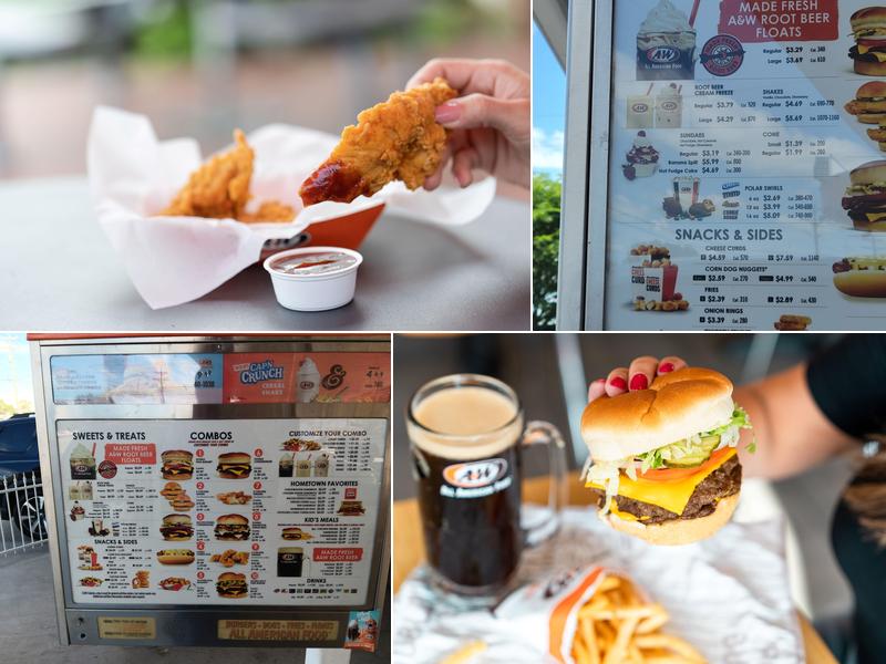 A&W Restaurant Menu