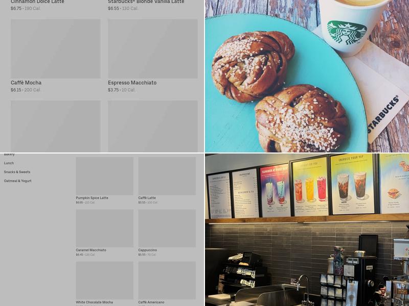 Starbucks Menu