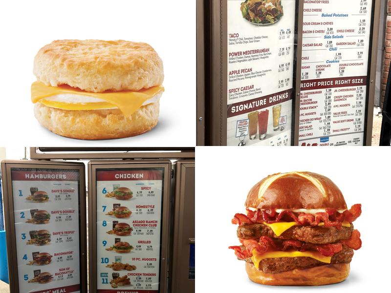 Wendy's Menu