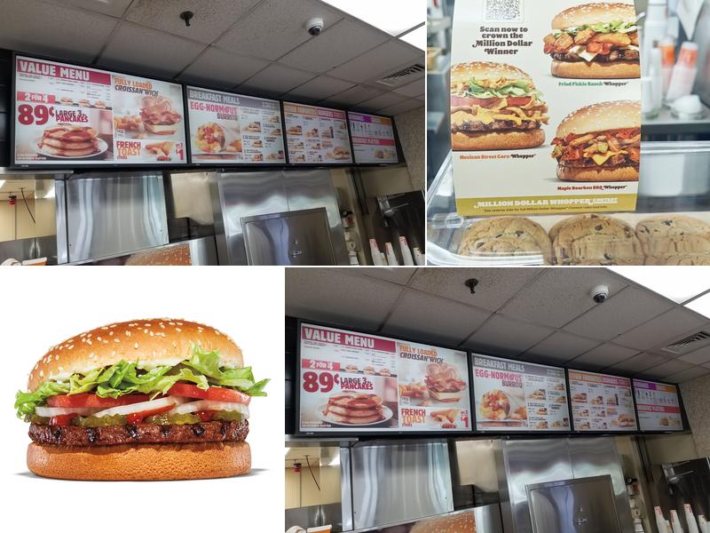 Burger King Menu