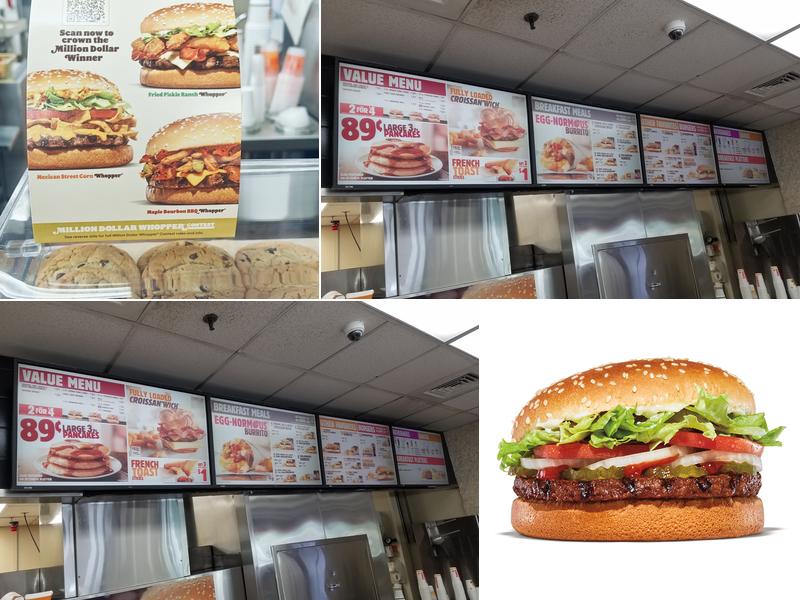 Burger King Menu