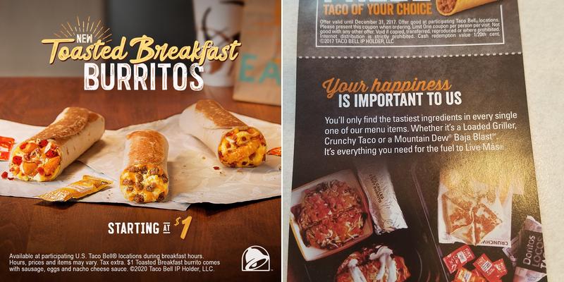 Taco Bell Menu