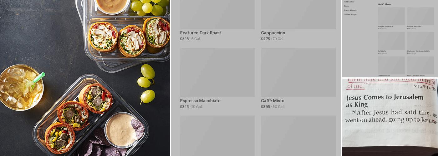 Starbucks Menu