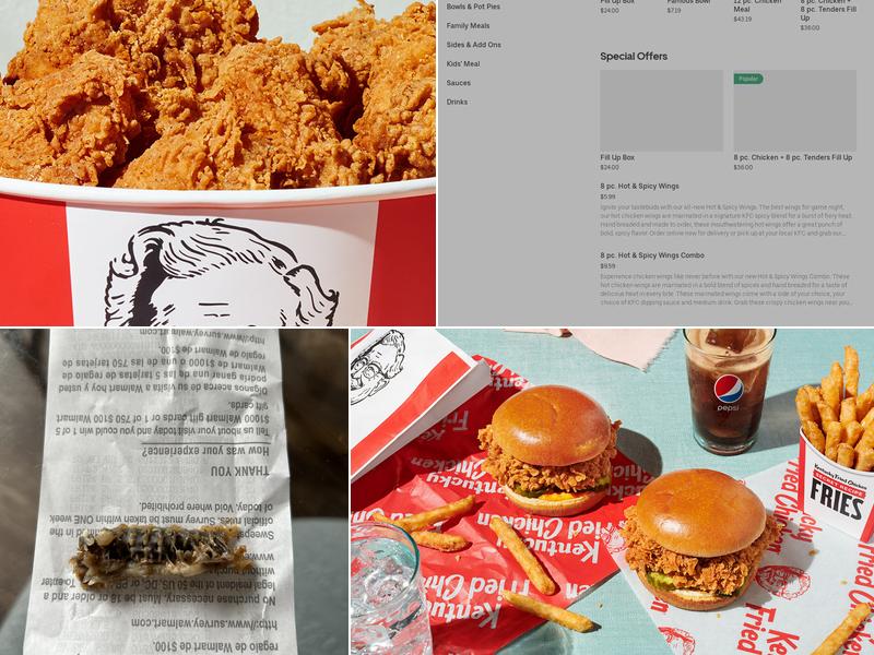 KFC Menu