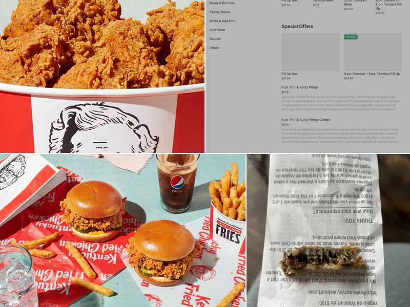 KFC Menu